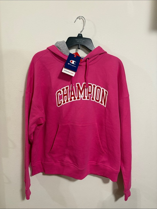 Champion Tops - NWT Champion Pink Long Sleeve Sweatshirt Loose Fit Size L